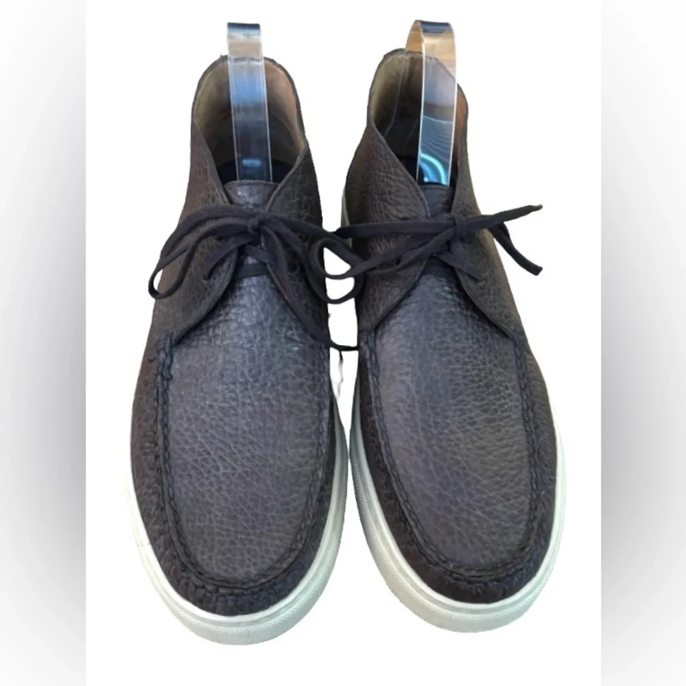Peter Millar Leather Chukka Sneakers lace up ankl boots MN 9.5 preppy old money